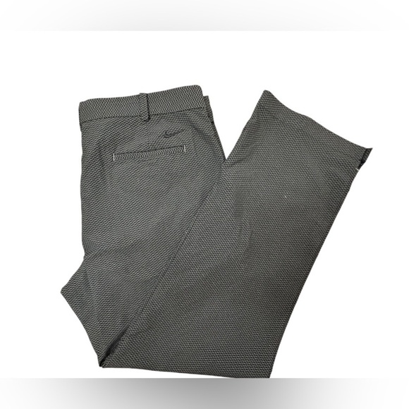 Nike Tour Performance 5 Pocket Stretch Golf Pants Gray Herringbone Print 38x32 - Picture 12 of 12